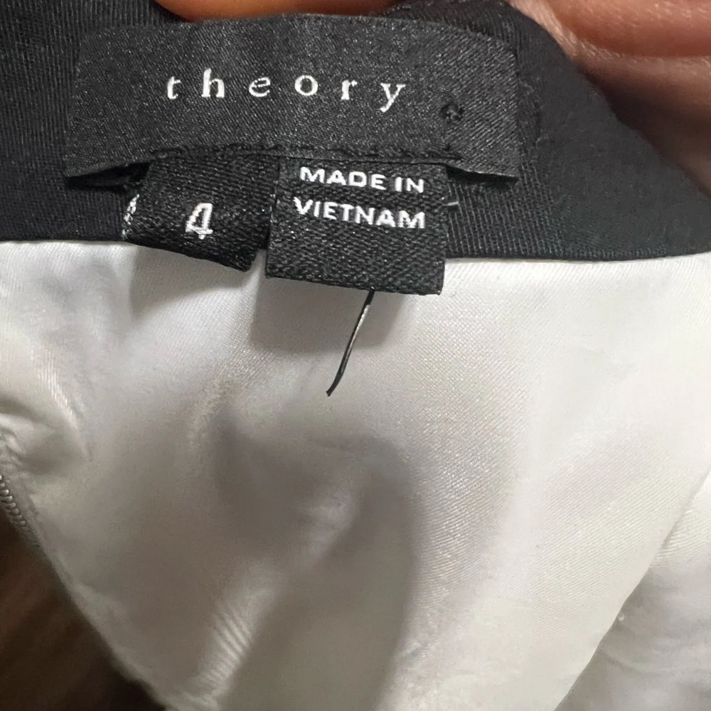 Theory Cortney Cotton blend White Sleeveless
Dress 4 - Picture 2 of 7